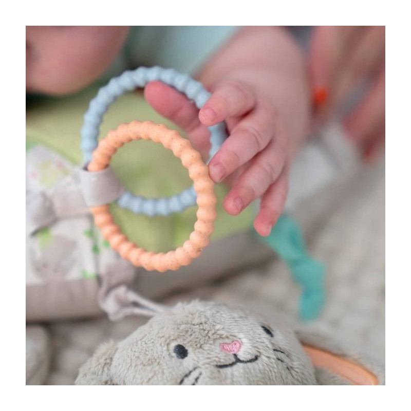 INGENUITY Sylvi Baby Play Mat for Tummy Time with Multi-Sensory Toys