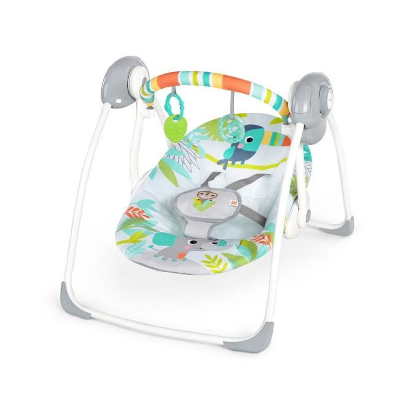 INGENUITY Compact portable swing Rainforest Vibes ™ TrueSpeed ™