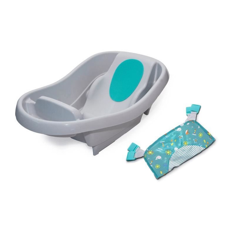 INGENUITY Baby Bathtub, Extra-Large, Comfortable, with Soft Fabric Bab