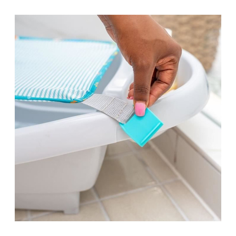 INGENUITY Baby Bathtub, Extra-Large, Comfortable, with Soft Fabric Bab