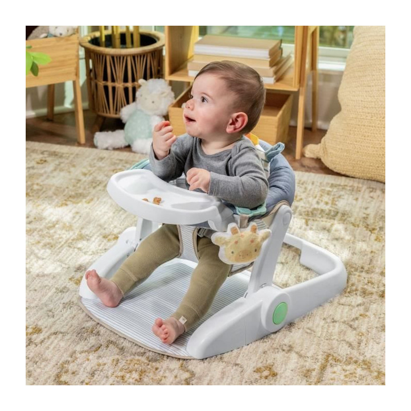 INGENUITY Prop Spot Learning Seat, 3 Seat Positions, Tray & 2 Toys, Ca