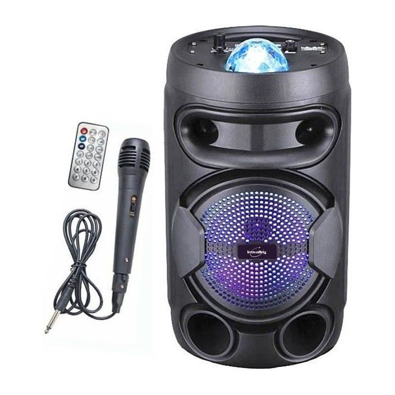 INOVALLEY KA02 BOWL - 400W Bluetooth light speaker - Karaoke function