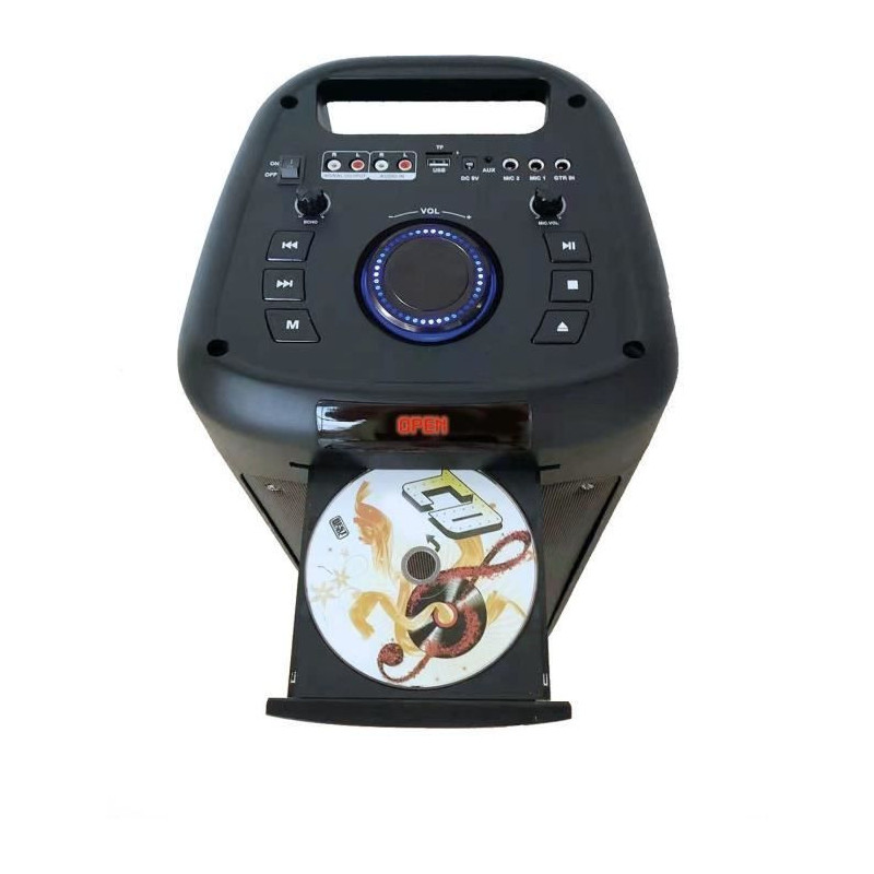 Light speaker with CD drive inovalley MS06 -CD -XXL - Bluetooth 5.0 -
