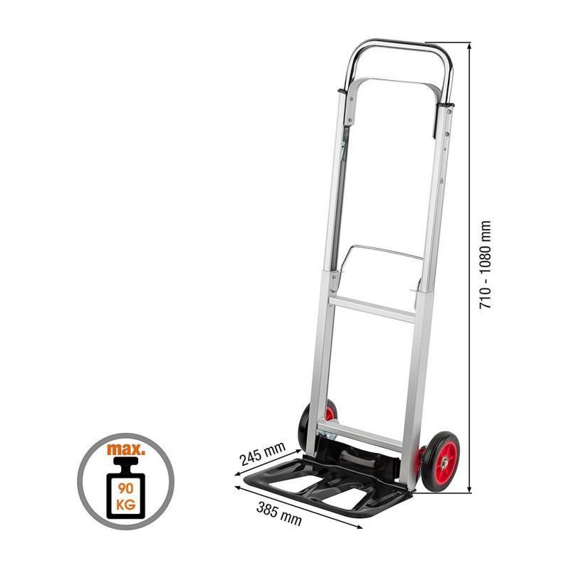 Devil in folding aluminum 90 kg Meister