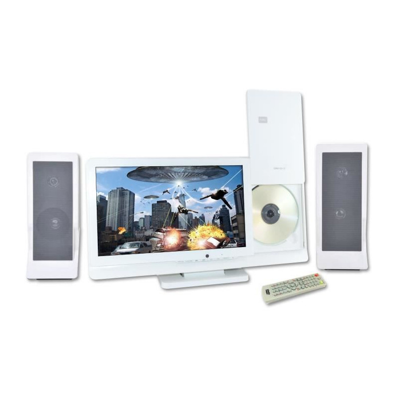 HIFI system - INOVALLEY - CH43-DVD - DVD/CD player - 12 screen - 60W -