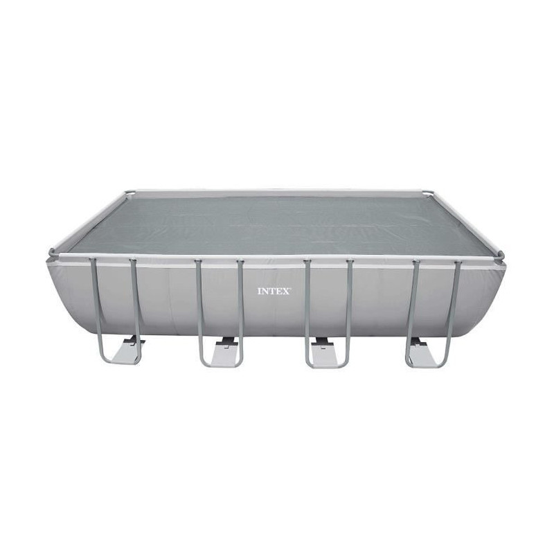 Reinforced rectangular bubble cover for tubular swimming pool 7.32 x 3