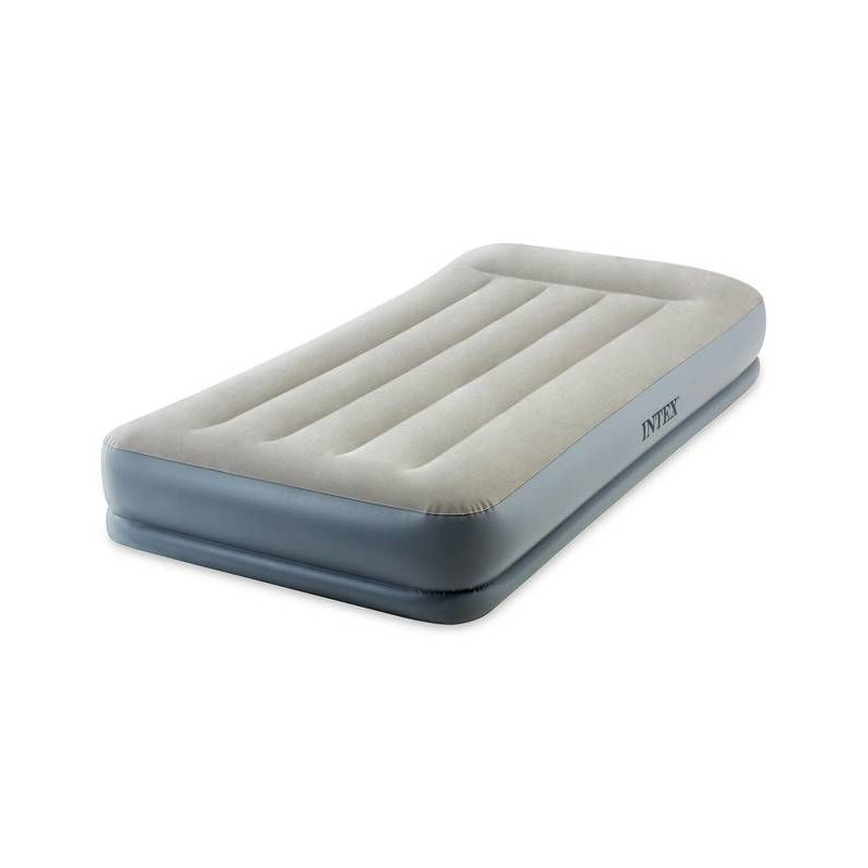 INTEX Pillow Rest Mid Rise inflatable bed - electric 2 people 64116ND