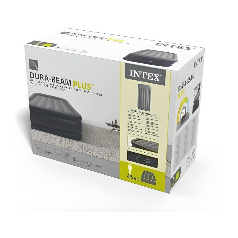 INTEX Deluxe Pillow Rest Raised Airbed 64132ND