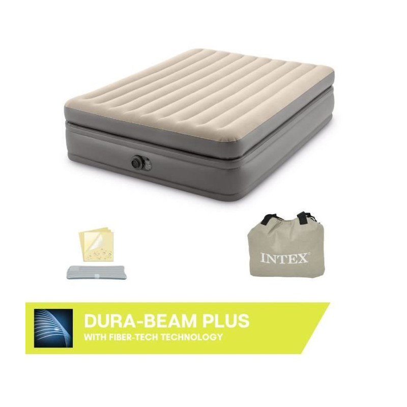 Inflatable mattress - INTEX - Prime Comfort - 2 people - 152 x 203 x 5