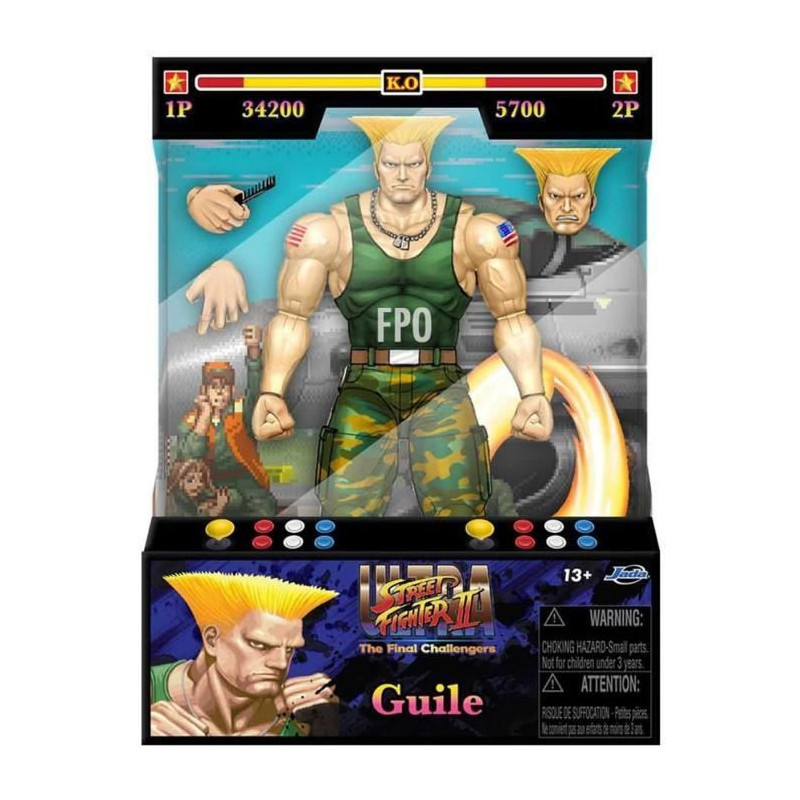 Jada - 4 Metal Figures - Science Fiction Guile - 6.5cm - Ages 8+