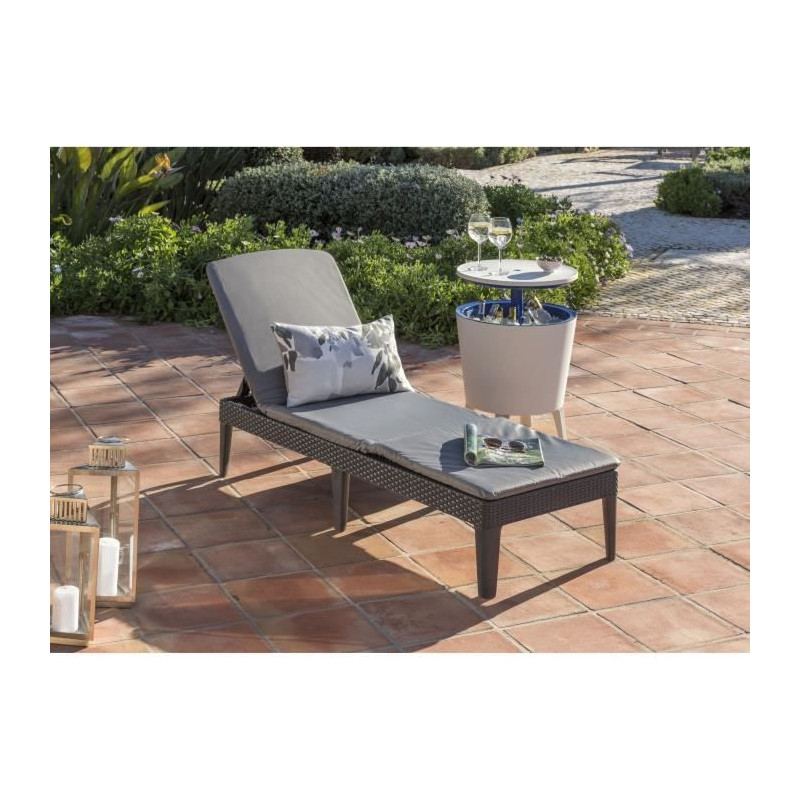Allibert by Keter - Jaipur - Sunbathing in Imitation Rattan Braided -
