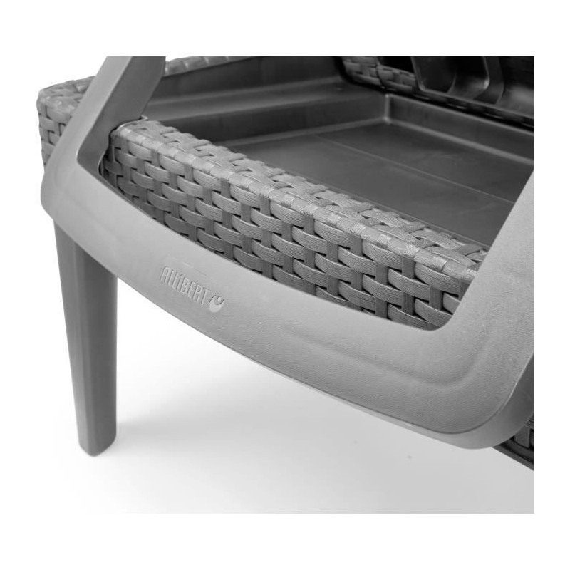 Allibert by Keter - Jaipur - Sunbathing in Imitation Rattan Braided -