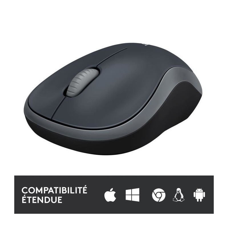 Logitech Wireless Optical Mouse - Gray M185