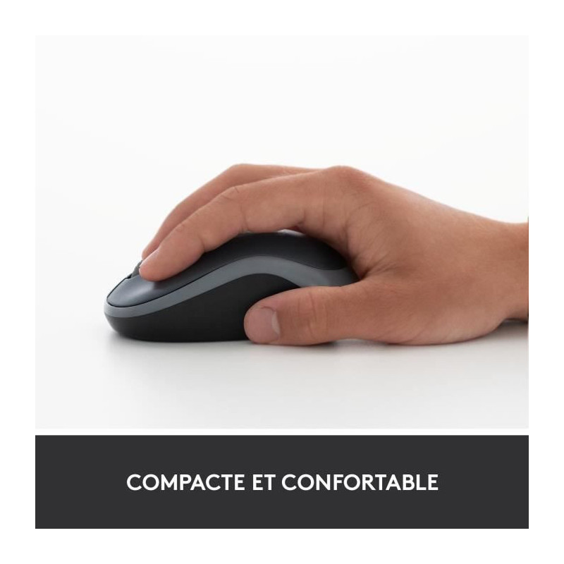Logitech Wireless Optical Mouse - Gray M185