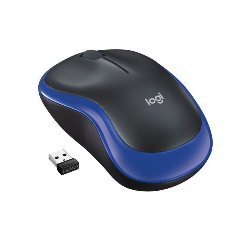 Logitech Wireless Optical Mouse - M185 Blue