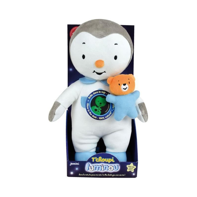 JEMINI Plush T'choupi Luminou 25cm