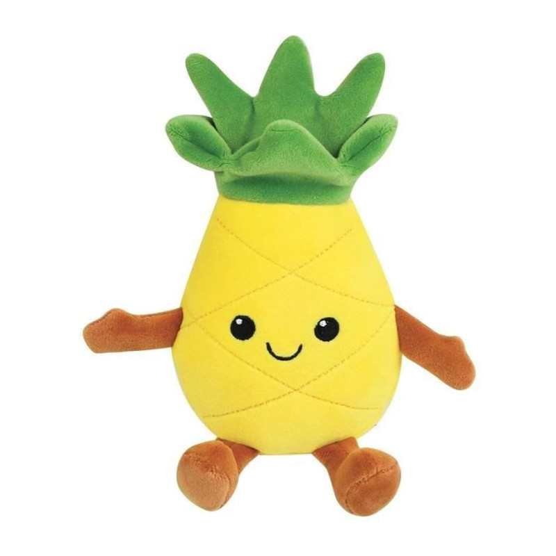 JEMINI Fruity 's box of 6 soft plush fruits and vegetables +/- 17 cm