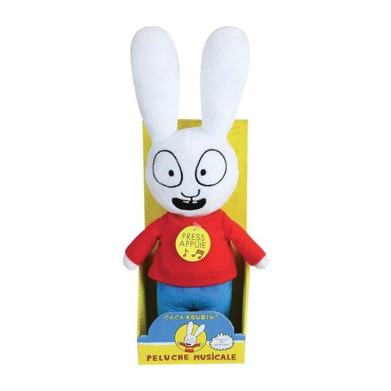 JEMINI Simon soft toy +/- 30 cm generic musical ca ca it's Simon caca