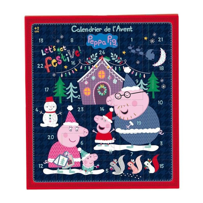 Front calendar 36 pieces - PEPPA PIG - JEMINI - 36 x 39.5 cm