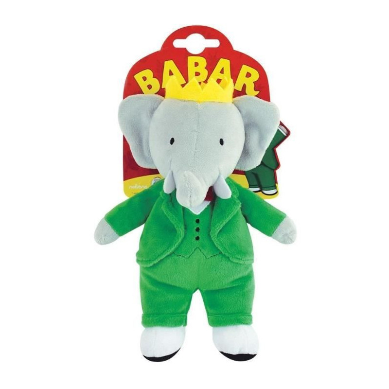 Babar Elephant Plush +/- 20 cm - JEMINI - Perfect representation of th