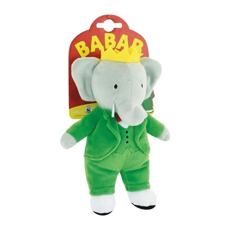 Babar Elephant Plush +/- 20 cm - JEMINI - Perfect representation of th