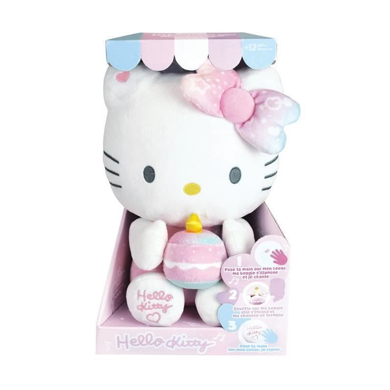 Hello Kitty Interactive Plush Birthday +/- 26 cm - JEMINI - Interactiv