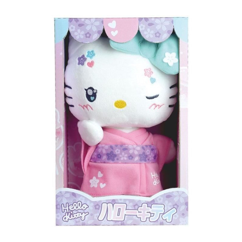 Hello Kitty Kimono Kawai Plush +- 22 cm - JEMINI - Kawaii version with