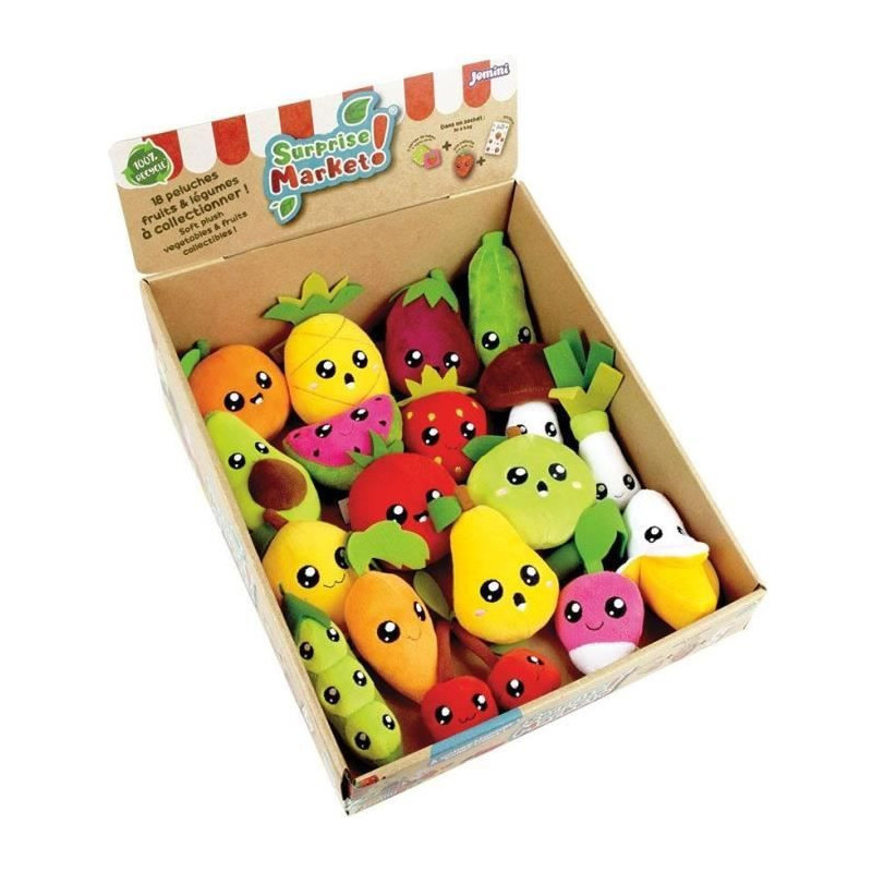 Set of 18 surprise bags - JEMINI - Surprise Market - Fruit or vegetabl