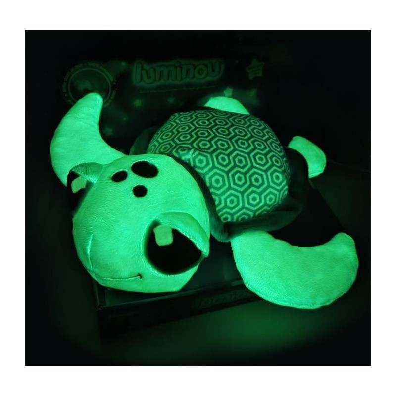 My Little Shell Natural Luminous Turtle Plush +/- 25 cm - JEMINI - Cha