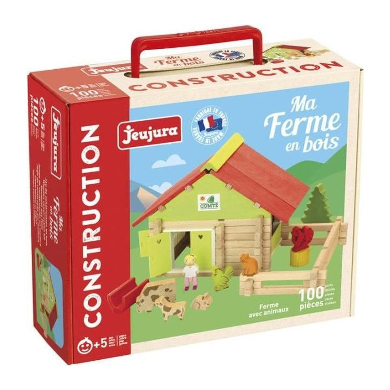 JEUJURA Farm with animals - 100 pieces