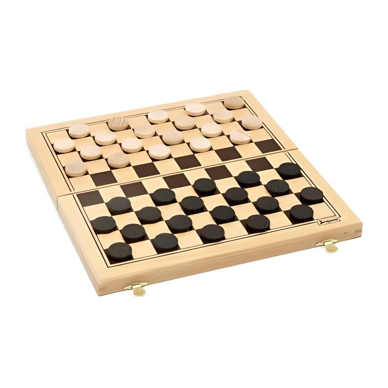 JEUJURA Checkers - Folding Gift Set