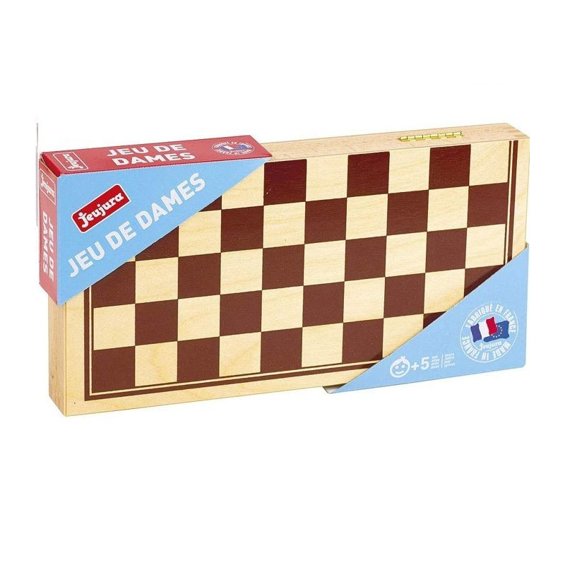 JEUJURA Checkers - Folding Gift Set