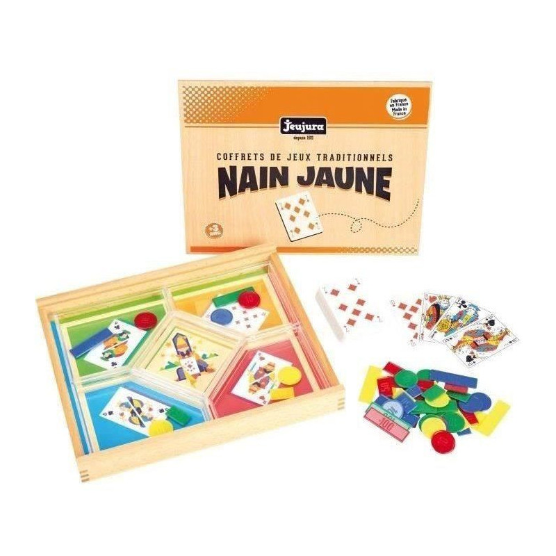 JEUJURA Game of the yellow dwarf - Wooden box
