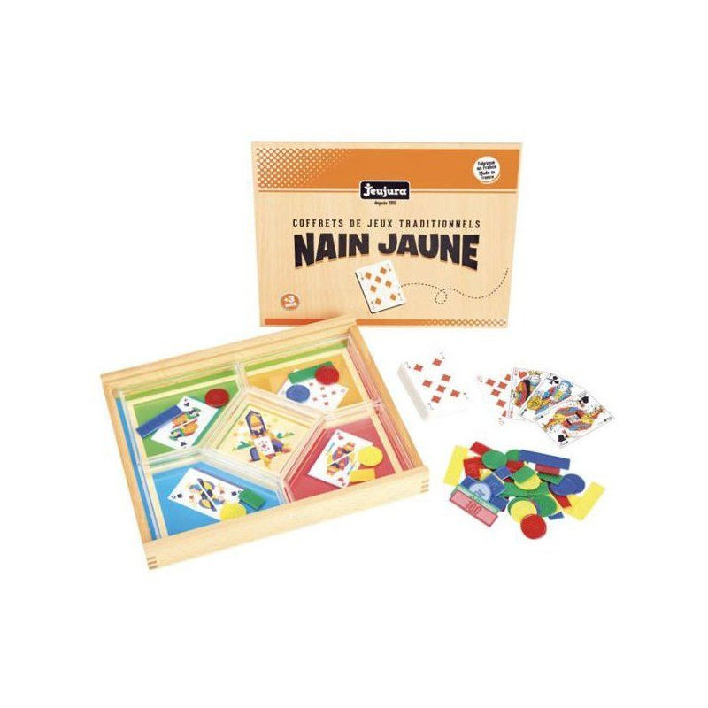 JEUJURA Game of the yellow dwarf - Wooden box