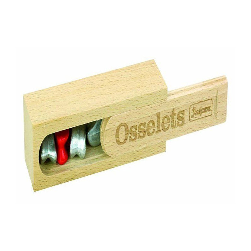 JEUJURA Wooden box - Osselets