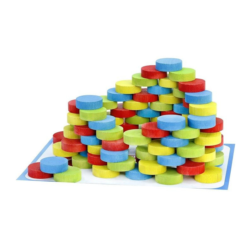 Iglooo 100 Pieces - JEUJURA - Skill and Logic Game with Pucks and Mats