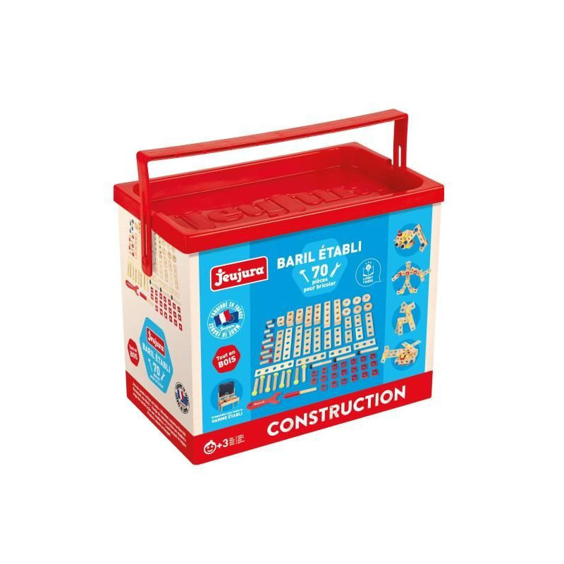 JEUJURA Built barrel - 70 pieces for DIY