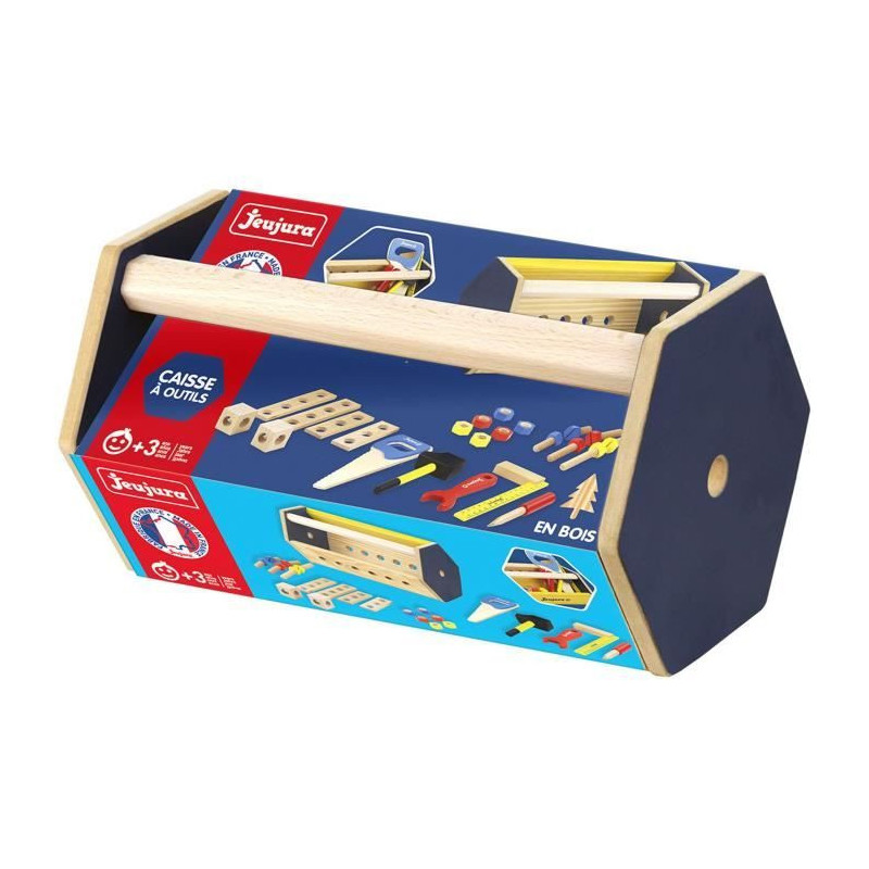 Wooden toolbox - JEUJURA - Transportable