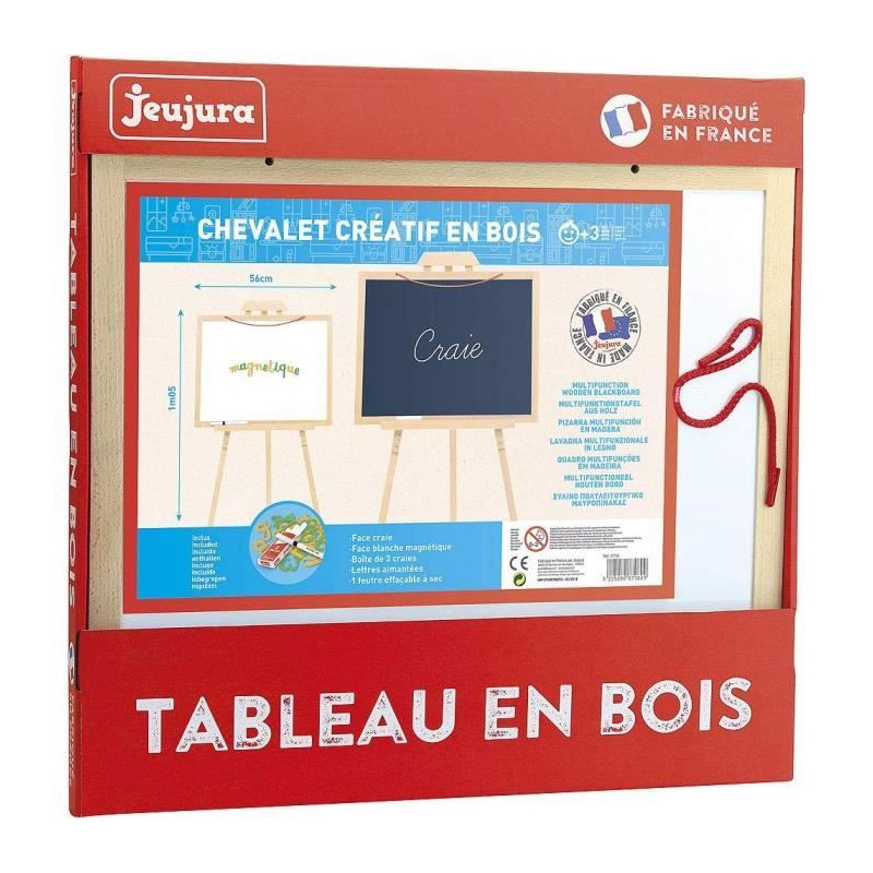 JEUJURA Wooden creative easel