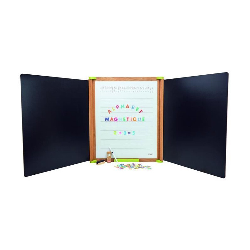 JEUJURA Large wooden triptych - Magnetic