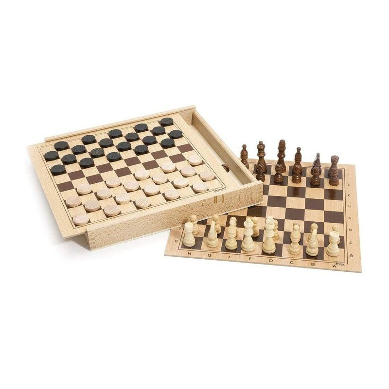Checkers and Chess Box