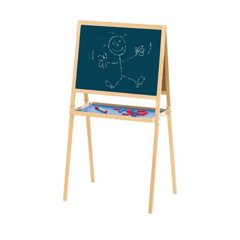 Jeujura - Double sided Creative Wooden Painting (chalk + felt)