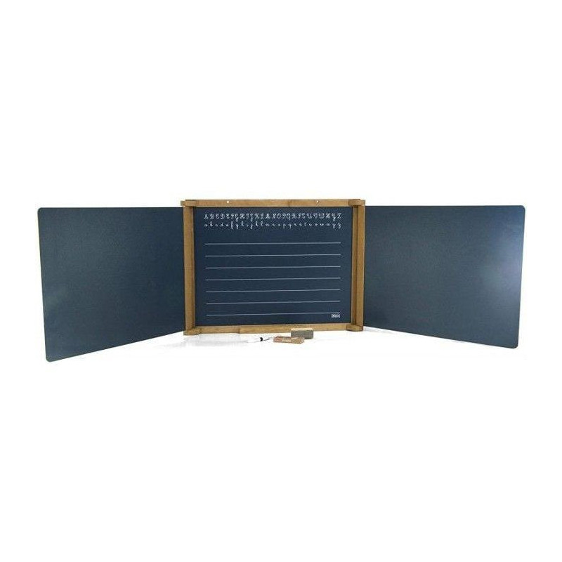 Wooden Triptych - Stained Oak 59 x 46 cms