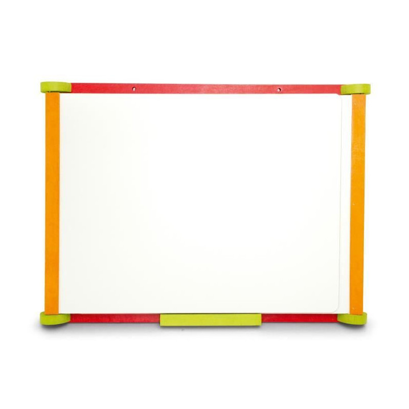 Triptych wooden table 3 faces (1 magnetic and 2 chalk)