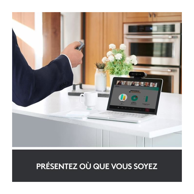 LOGITECH SPOTLIGHT Pointer PRESENTER Gray