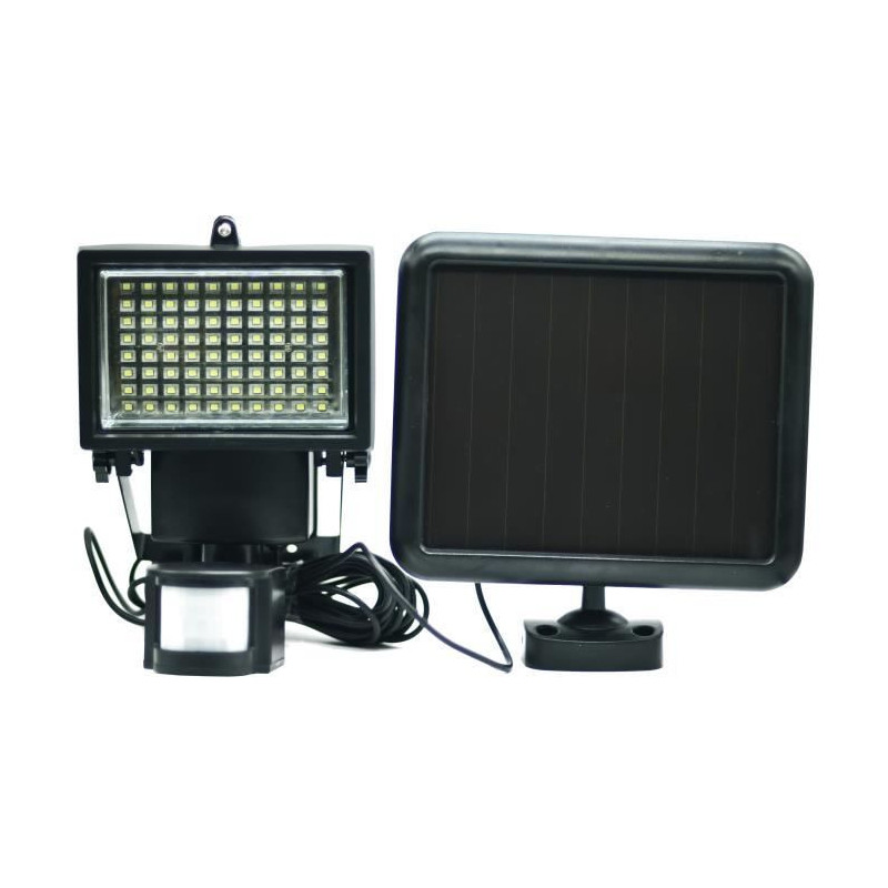 GALIX Very illuminating solar spotlight with presence detector - 80 LE