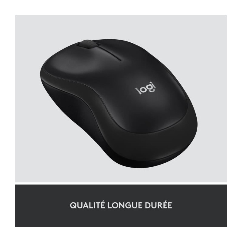 LOGITECH M220 Silent Silent Mouse - Wireless - Gray / Black