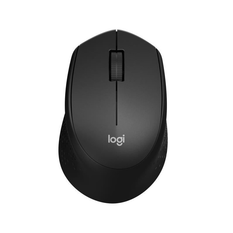 LOGITECH M330 Silent Plus Silent Plus Mouse - Wireless - Black