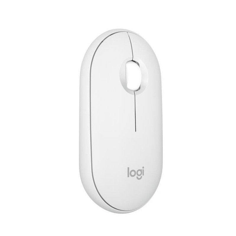 LOGITECH - Wireless mouse - Pebble Mouse 2 M350s - White - (910-007013