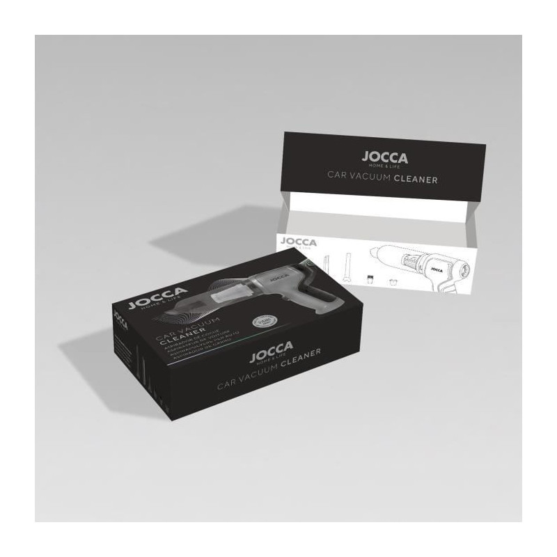 Car vacuum cleaner - JOCCA - 2000 mAH - 2 speeds - Grey